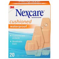 Nexcare Bandages, Cushioned, Waterproof️