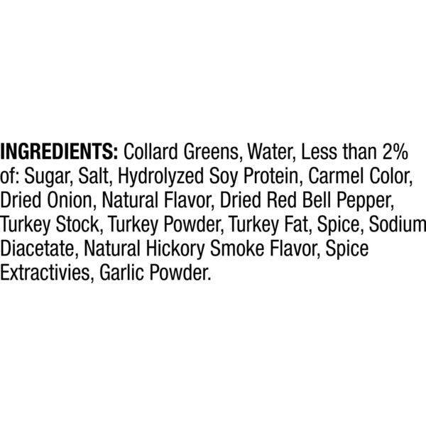 Glory Foods Seasoned Southern Style Smoked Turkey Flavored Collard Greens