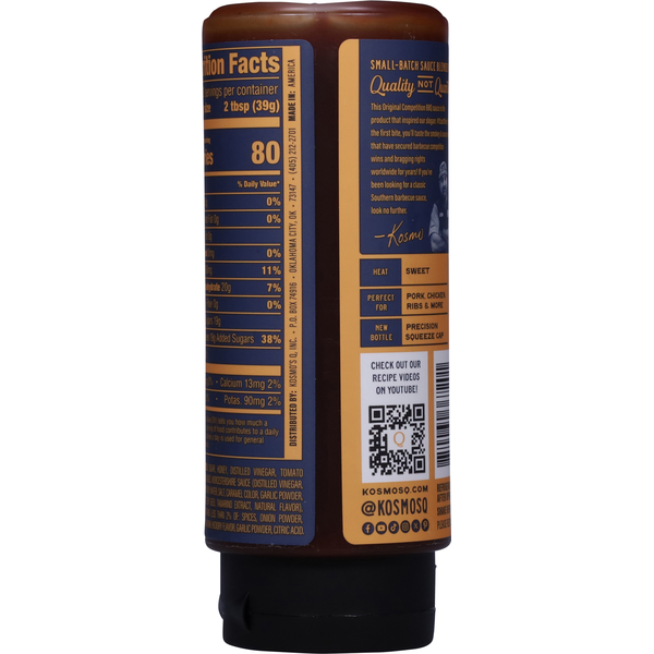 Kosmos Q Original Competition BBQ Sauce