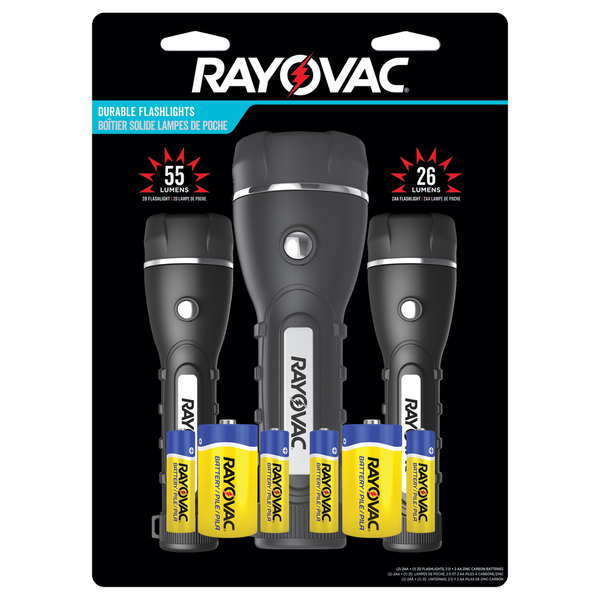 RAYOVAC Flashlights, Durable