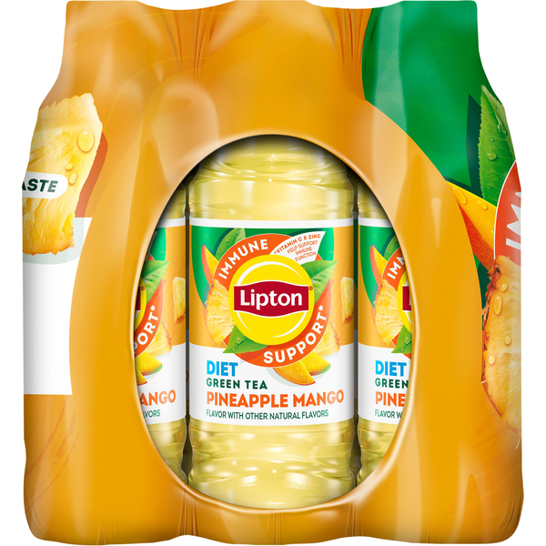 Lipton Green Tea, Diet, Pineapple Mango