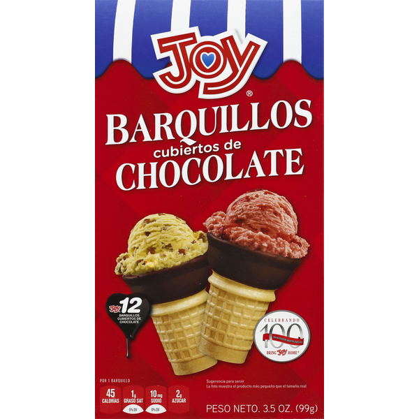 Joy Ice Cream Cups, Chocolate Dipped