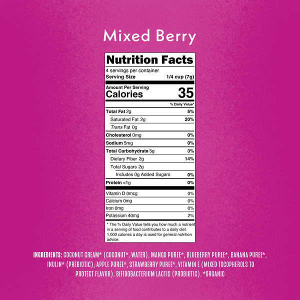 Once Upon a Farm Organic Coconut Melts, Mixed Berry