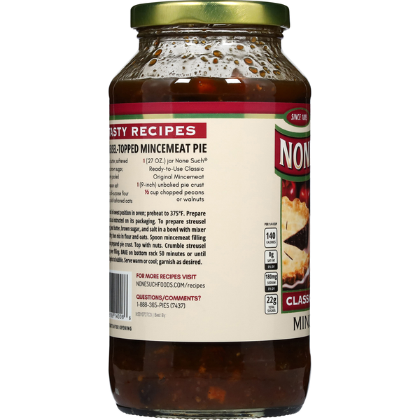 None Such Classic Original Mincemeat with Raisins & Apples