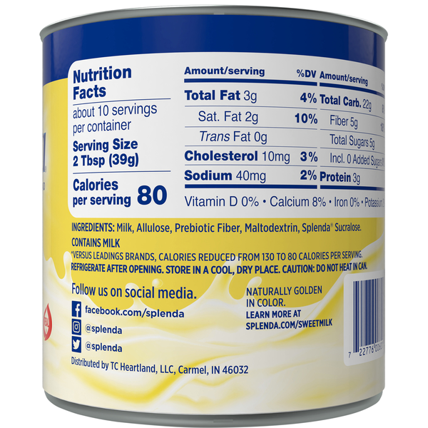 Splenda Sweetened Condensed Milk