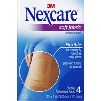 Nexcare Adhesive Pads, Soft Fabric️