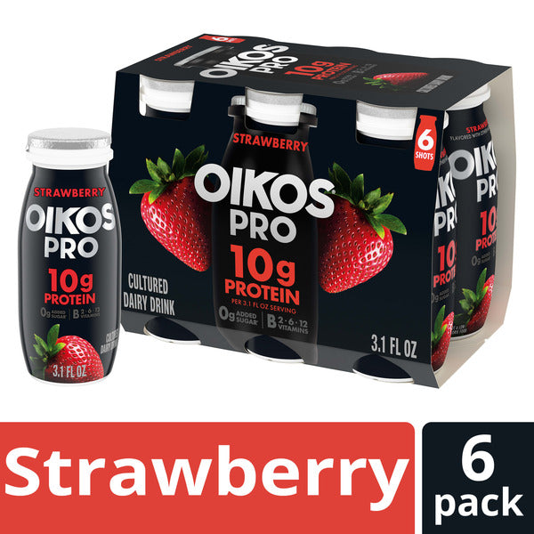 Oikos Pro Strawberry Dairy Drink