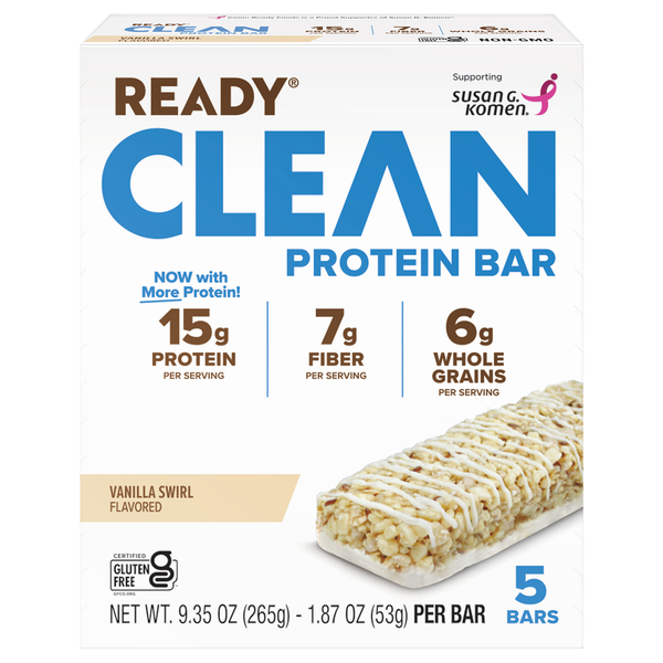 Ready Clean Vanilla Swirl Flavored Protein Bar