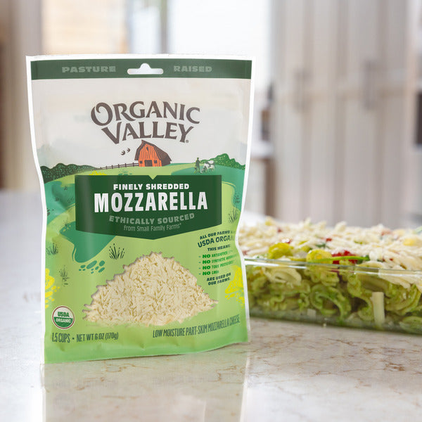Organic Valley® Organic Finely Shredded Mozzarella Cheese
