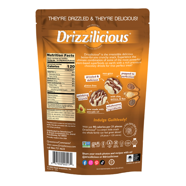 Drizzilicious Mini Rice Cake Bites, Smores!