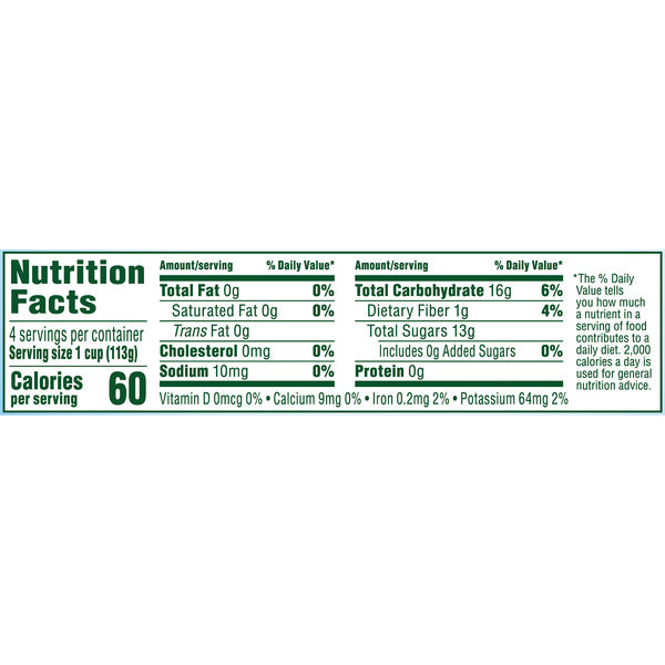 Del Monte Mixed Fruit in 100% Juice Plastic Fruit Cup Snacks