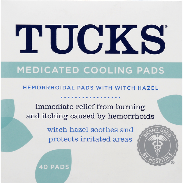 TUCKS Hemorrhoidal Pads, with Witch Hazel