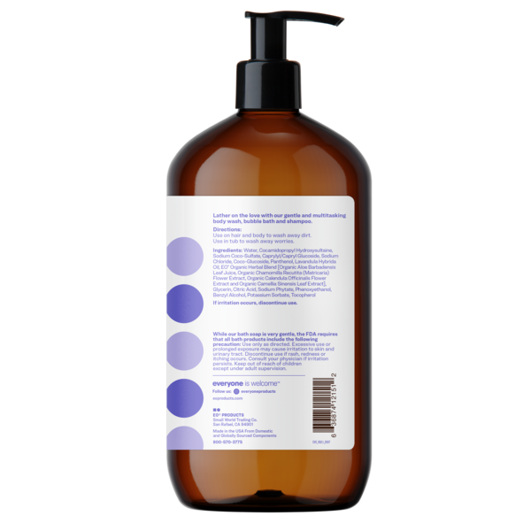 Everyone Lavender + Aloe 3 in 1 Soap