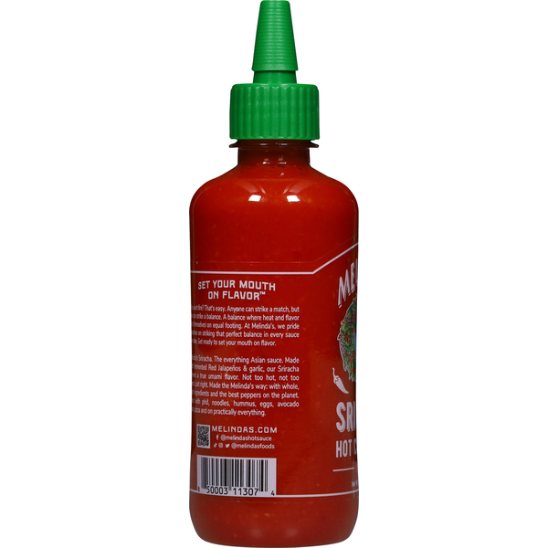 Melinda's Sauce, Hot Chili, Sriracha