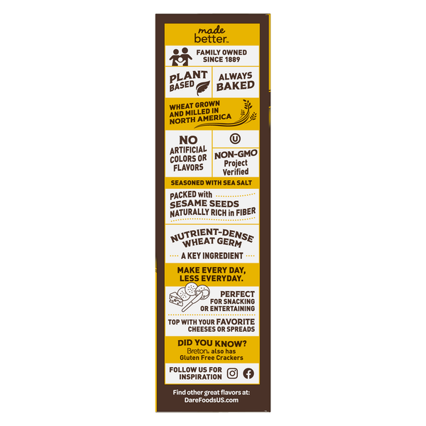Dare Crackers, Sesame