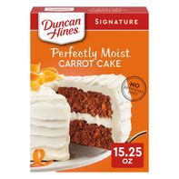 Duncan Hines Signature Perfectly Moist Carrot Cake...
️