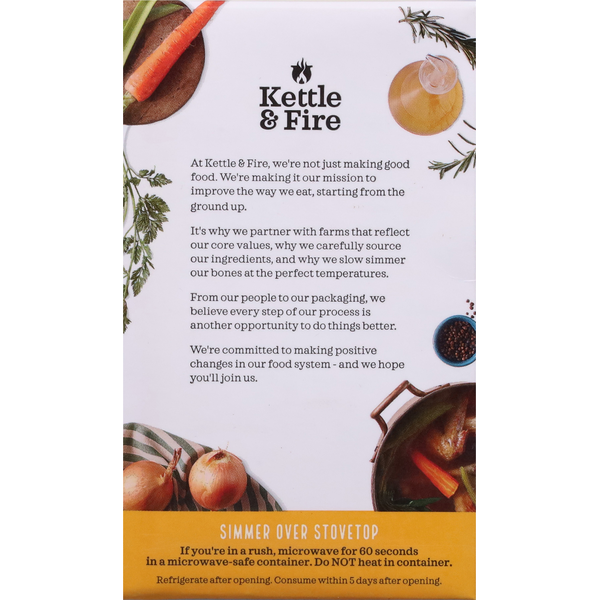 Kettle & Fire Organic Reduced Sodium Classic Chicken Bone Broth