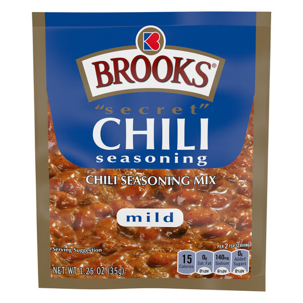 Brooks Secret Chili Seasoning Mix, Mild