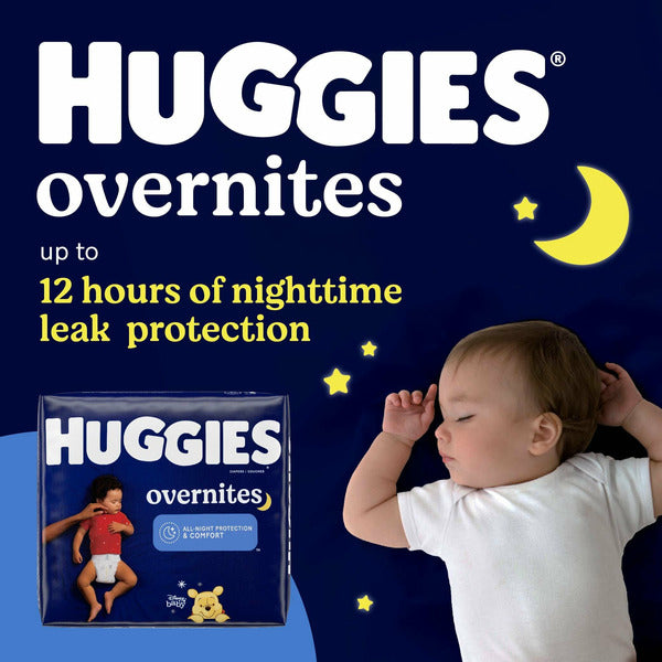 Huggies Overnites Nighttime Baby Diapers Size 5