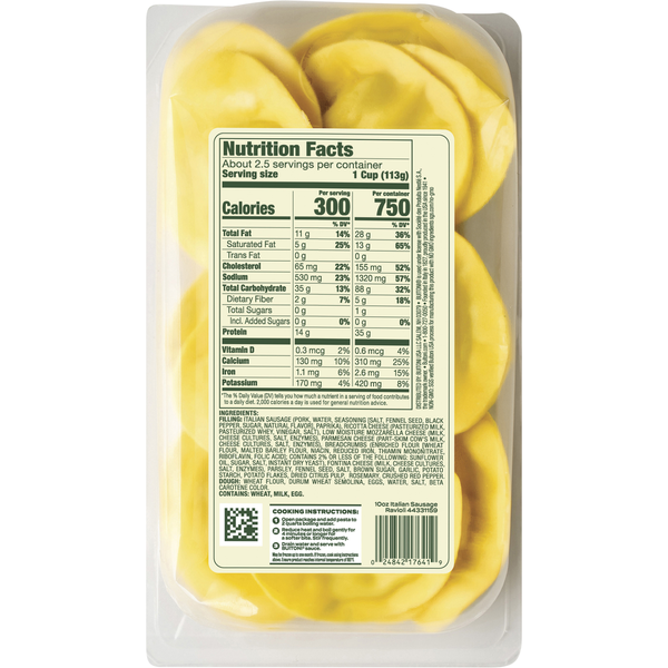 Buitoni Italian Sausage Ravioli