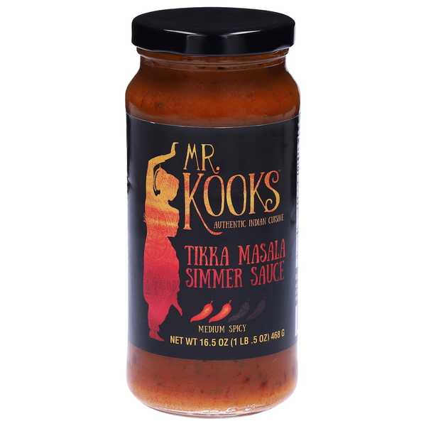 Mr. Kook's Medium Spicy Tikka Masala Simmer Sauce