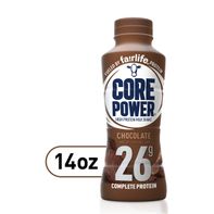 Core Power Protein Shake, Chocolate, 26G Bottle️