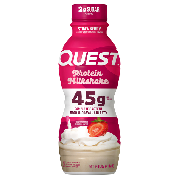 Quest Protein Milkshake, Strawberry
