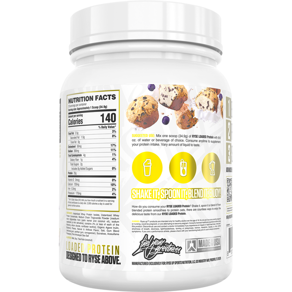 RYSE Blueberry Muffin Protein Drink Mix