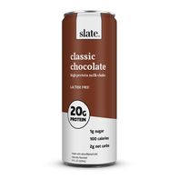 Slate Classic Chocolate Milk, 20g Protein, Lactose...
️