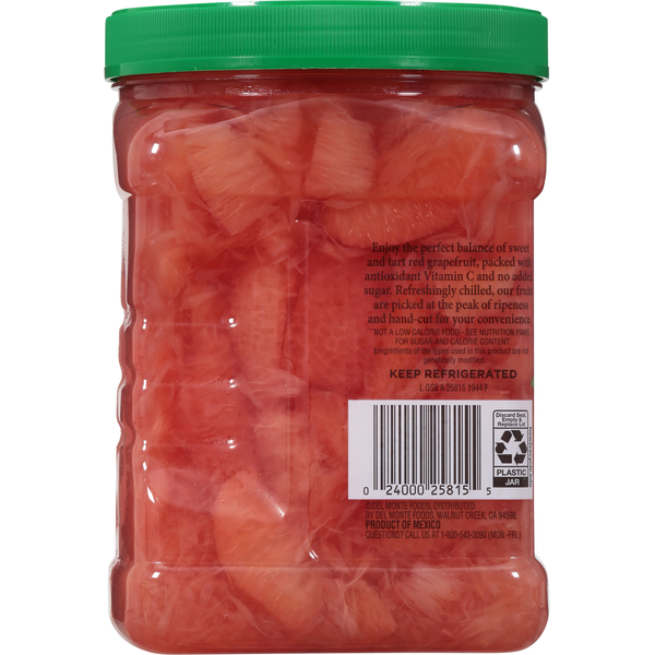 Del Monte Red Grapefruit, No Sugar Added