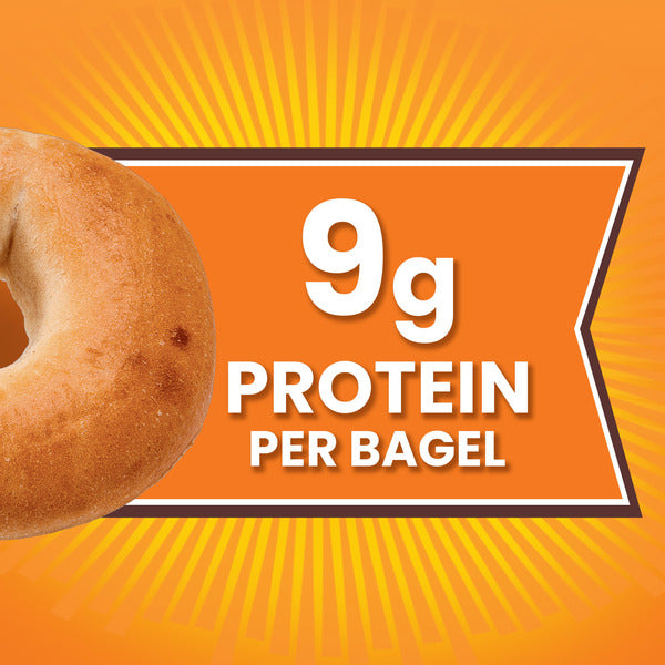 Thomas’ 6 ct, Plain, Bagels, 9g Protein, Kosher, Bagels, 18 oz