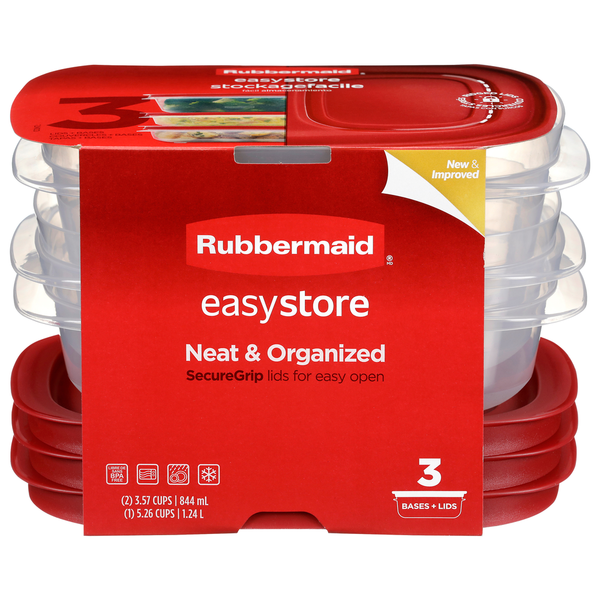 Rubbermaid Easystore Food Storage Containers