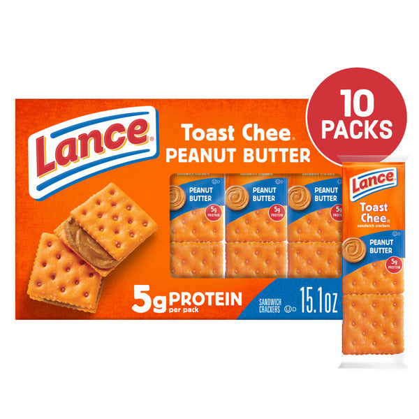 Lance Toast Chee Peanut Butter Sandwich Crackers
