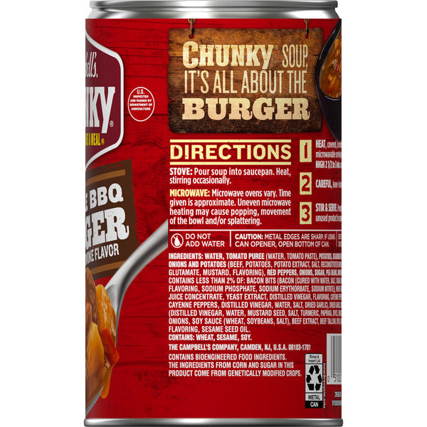 Campbell's Texas-Style BBQ Burger Soup