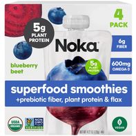 NOKA Organic Superfood Smoothies, Blueberry Beet️