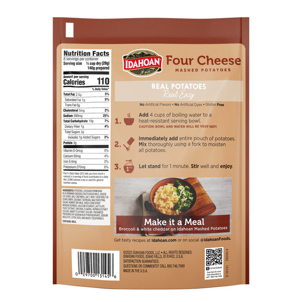 Idahoan® Four Cheese Mashed Potatoes Family Size