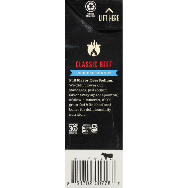 Kettle & Fire Reduced Sodium Classic Beef Bone Broth