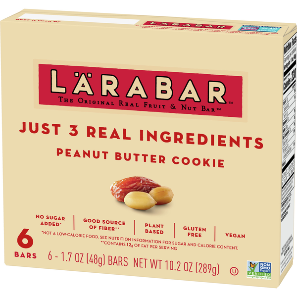 LÄRABAR Peanut Butter Cookie Fruit and Nut Bars