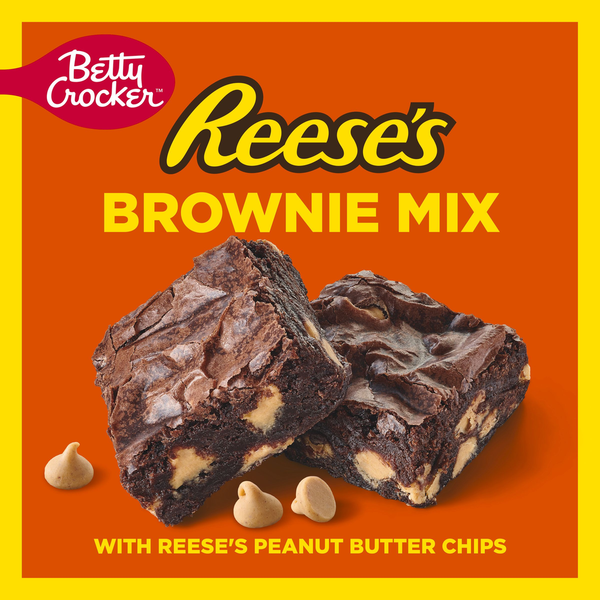 Betty Crocker REESE'S Brownie Mix with REESE'S Peanut Butter Chips