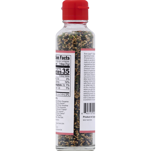 Muso Furikake, Umeboshi, Sprinkling