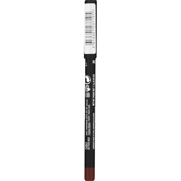 Rimmel London Lip Liner, Bitten Red 580