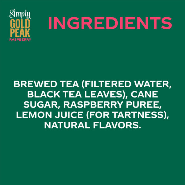 Gold Peak Raspberry Iced Tea, Flavored Tea Bottle