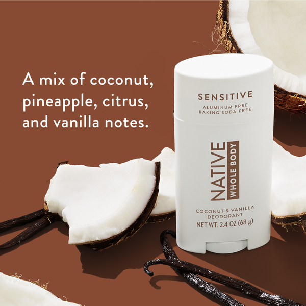 Native Coconut & Vanilla Sensitive Whole Body Deodorant