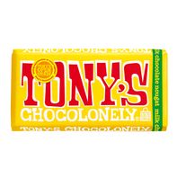 Tony's Chocolonely milk chocolate honey almond nougat