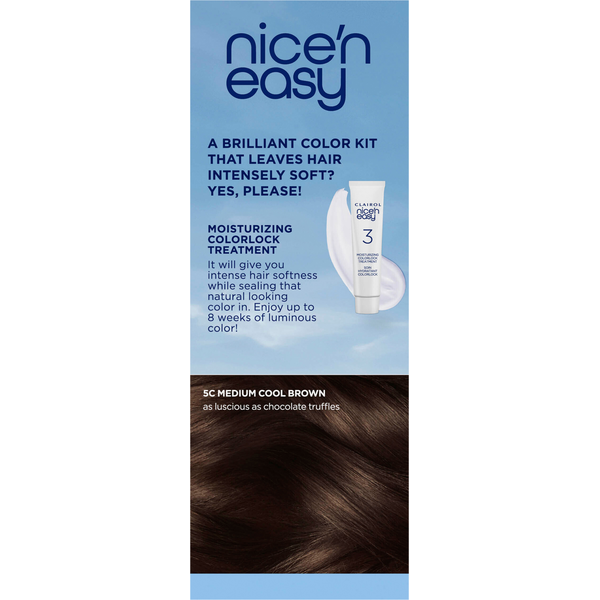 Nice’n Easy Medium Cool Brown 5C Hair Color