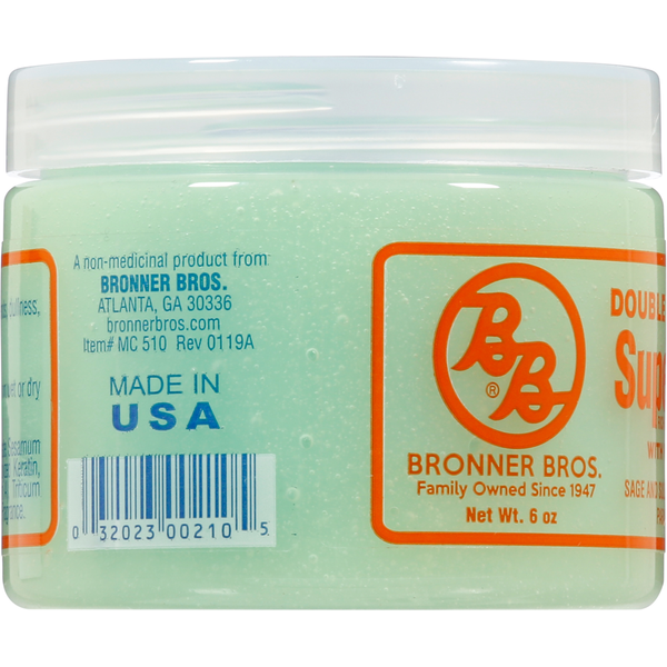 Bronner Bros Super Gro, with Vitamin E, Double Strength