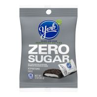 YORK Zero Sugar Chocolate Peppermint Patties, Candy Bag, 3 oz