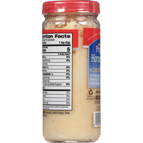 Silver Spring Horseradish, Prepared, Coarse Cut