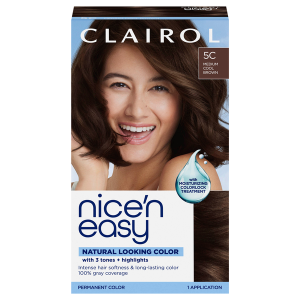 Nice’n Easy Medium Cool Brown 5C Hair Color