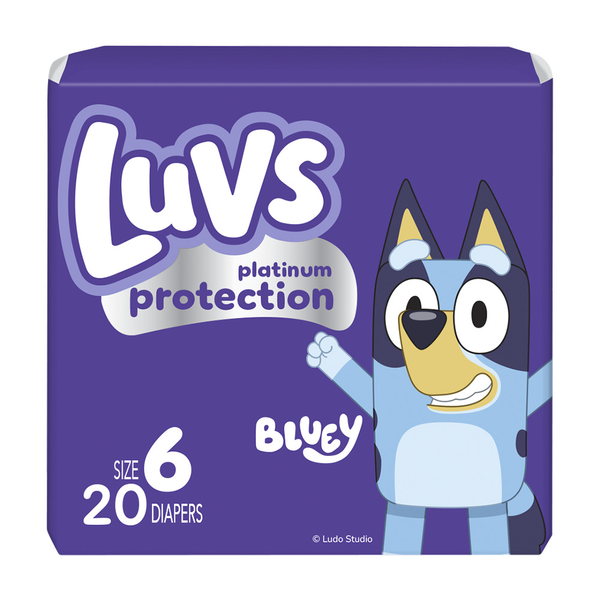 Luvs Platinum Protection Baby Diapers, Size 6